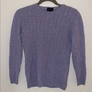 J. Crew Italian Cashmere Cable Knot Sweater